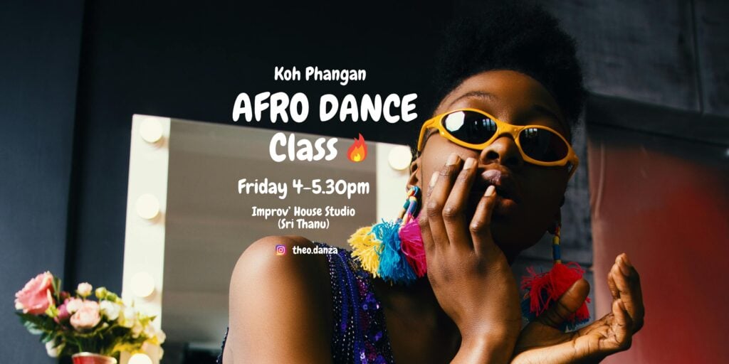 Afro Dance Class & Jam · Improv House · Koh Phangan · Crazy GAKKO