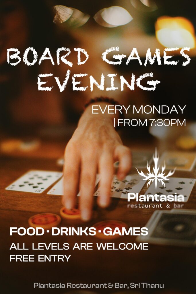 Board Games Night · Plantasia · Koh Phangan