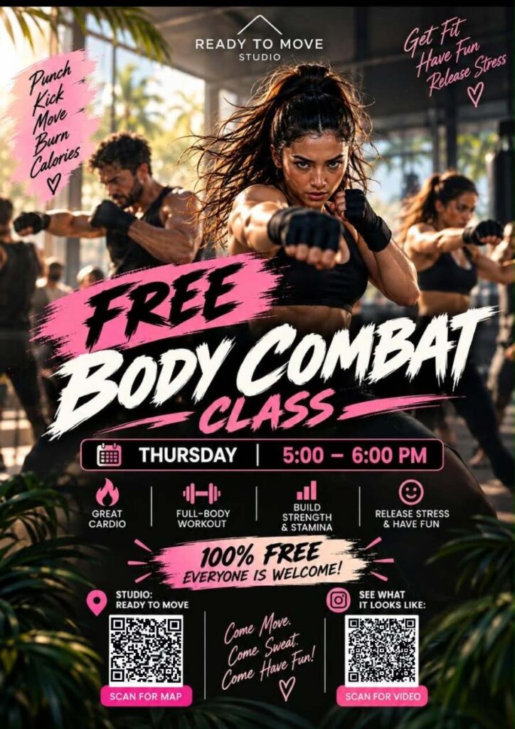 Body Combat Class · Ready To Move · Koh Phangan