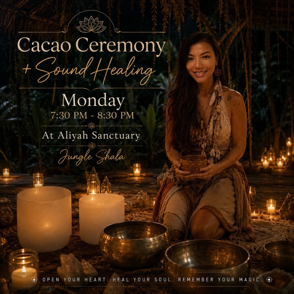 Cacao Ceremony+Sound Healing · Aliyah Sanctuary · Koh Phangan