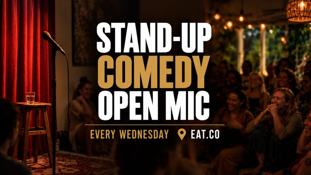 Comedy Open Mic · Eat.co · Koh Phangan