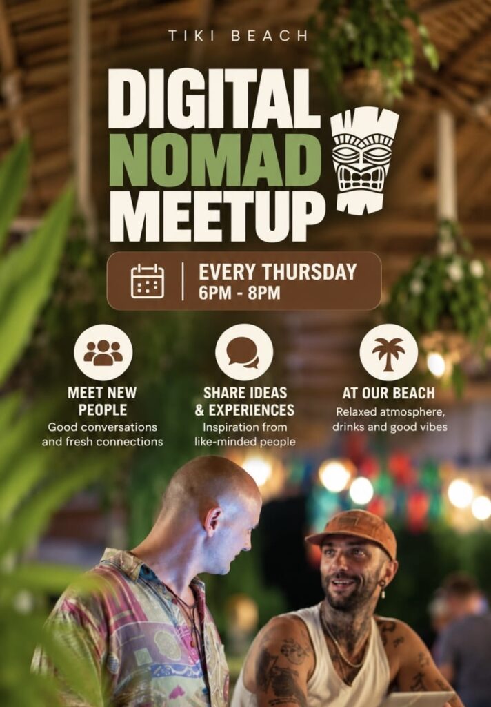 Digital Nomad Meet-Up @ Tiki Beach · Tiki Beach Resort · Koh Phangan