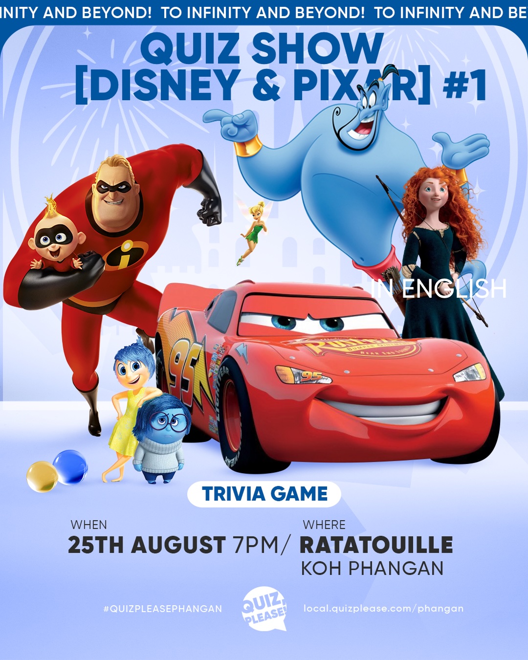 Disney&Pixar Quiz Show · Ratatouille restaurant · Koh Phangan