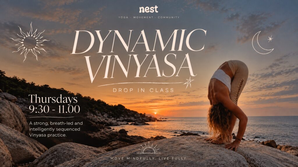 Dynamic Vinyasa Yoga · Nest Yoga Koh Phangan · Koh Phangan