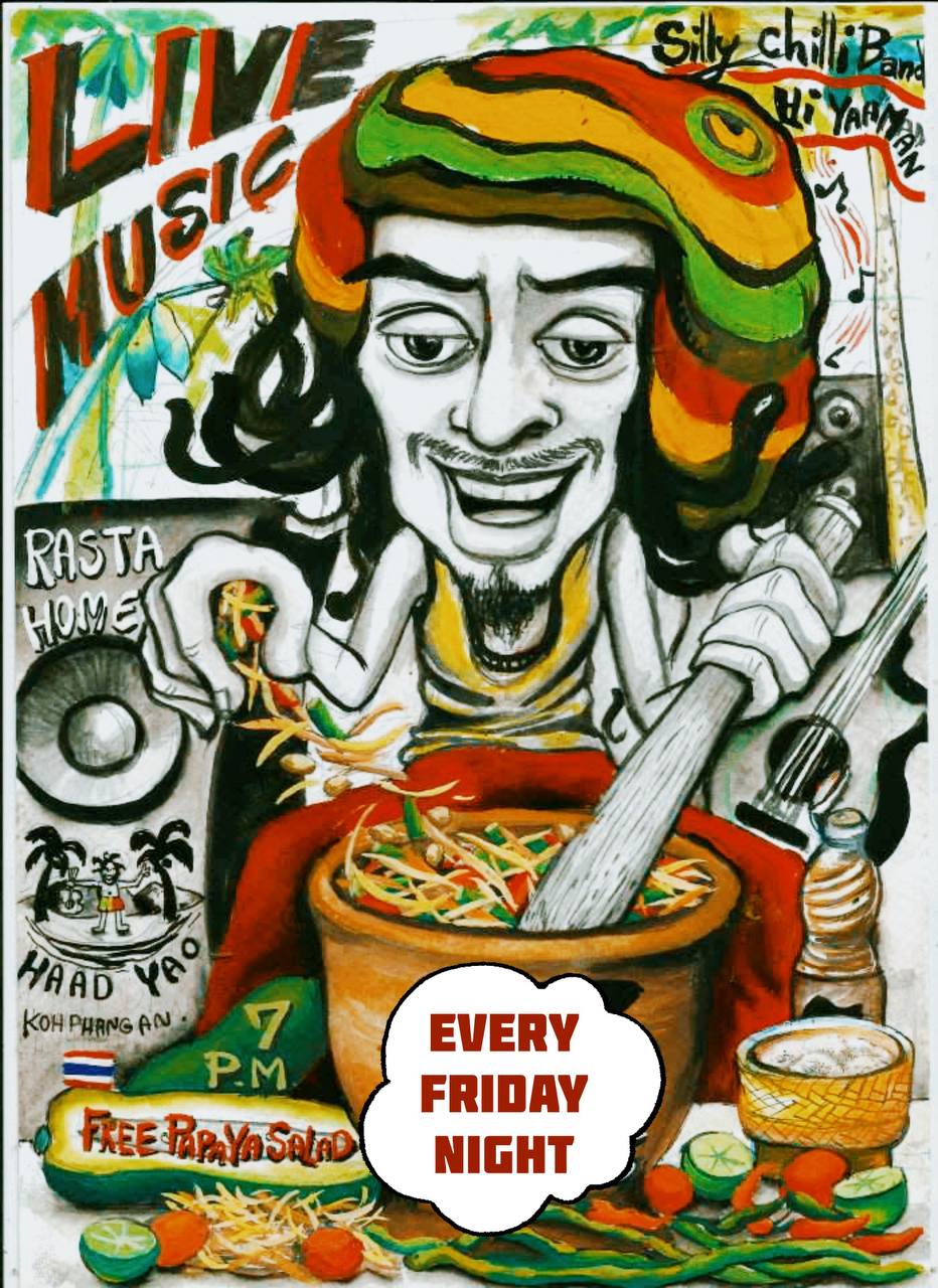 Friday night Reggae vibes at Rasta Home · Rasta Home · Koh Phangan