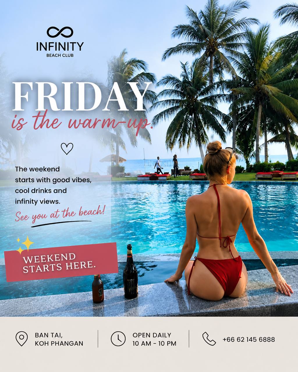 Friday warm-up · INFINITY Beach Club · Koh Phangan
