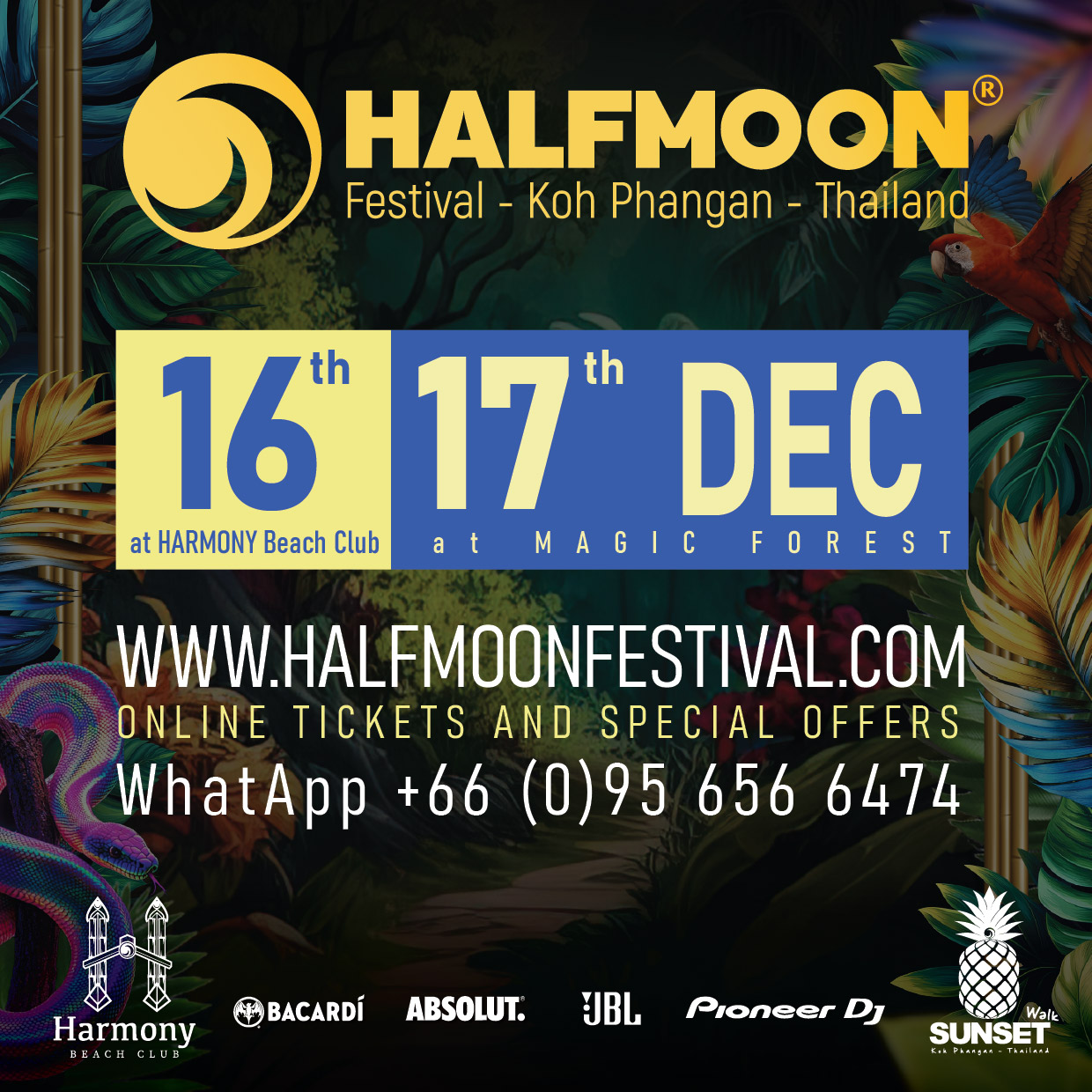 Halfmoon Festival — Magic Forest · Halfmoon Magic Forest · Koh Phangan