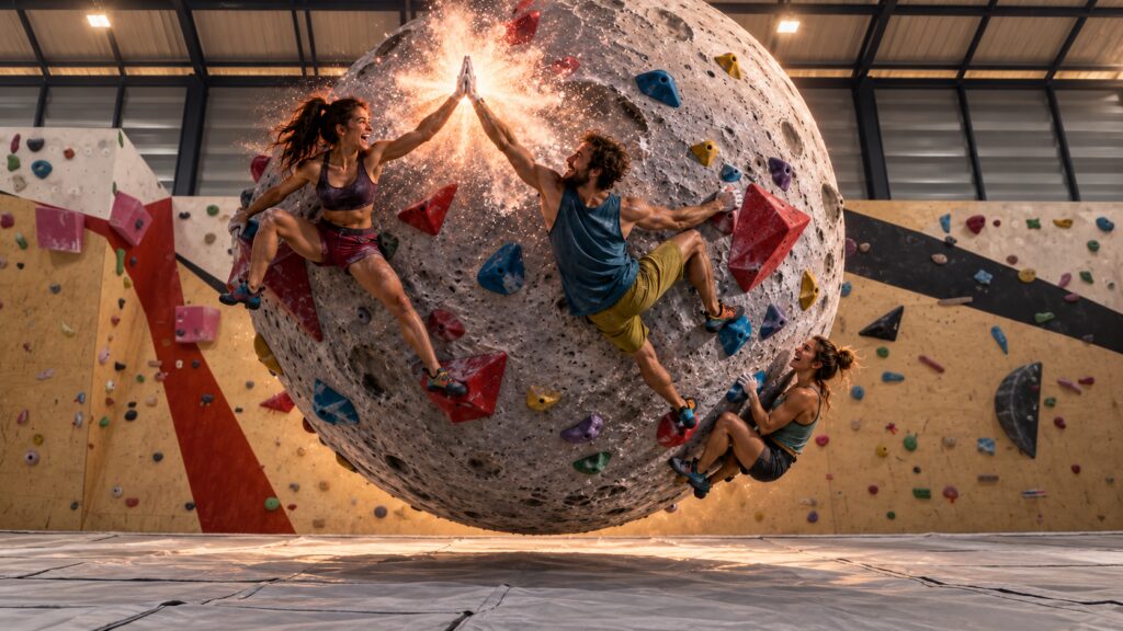 Indoor Climbing Meetup: Bouldering · Up Side Bouldering Gym · Koh Phangan
