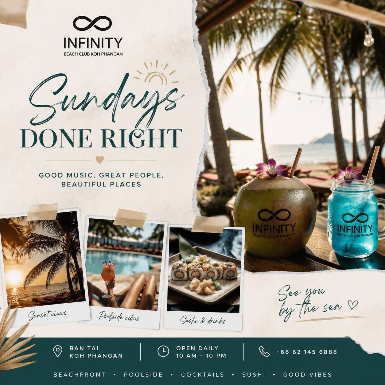 Infinity Sundays · INFINITY Beach Club · Koh Phangan