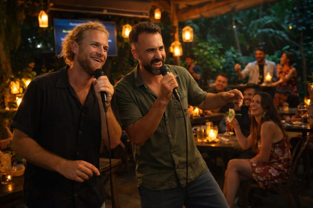 Karaoke Night · Loyfa organic farm · Koh Phangan