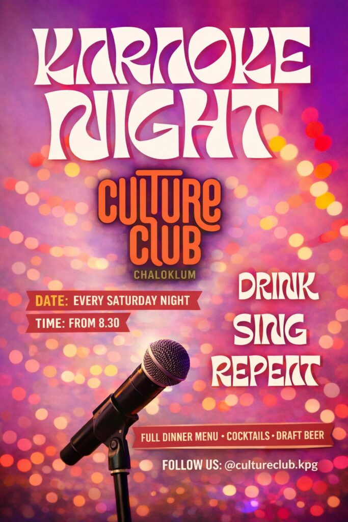 Karaoke Saturdays @ Culture Club · Culture Club · Koh Phangan