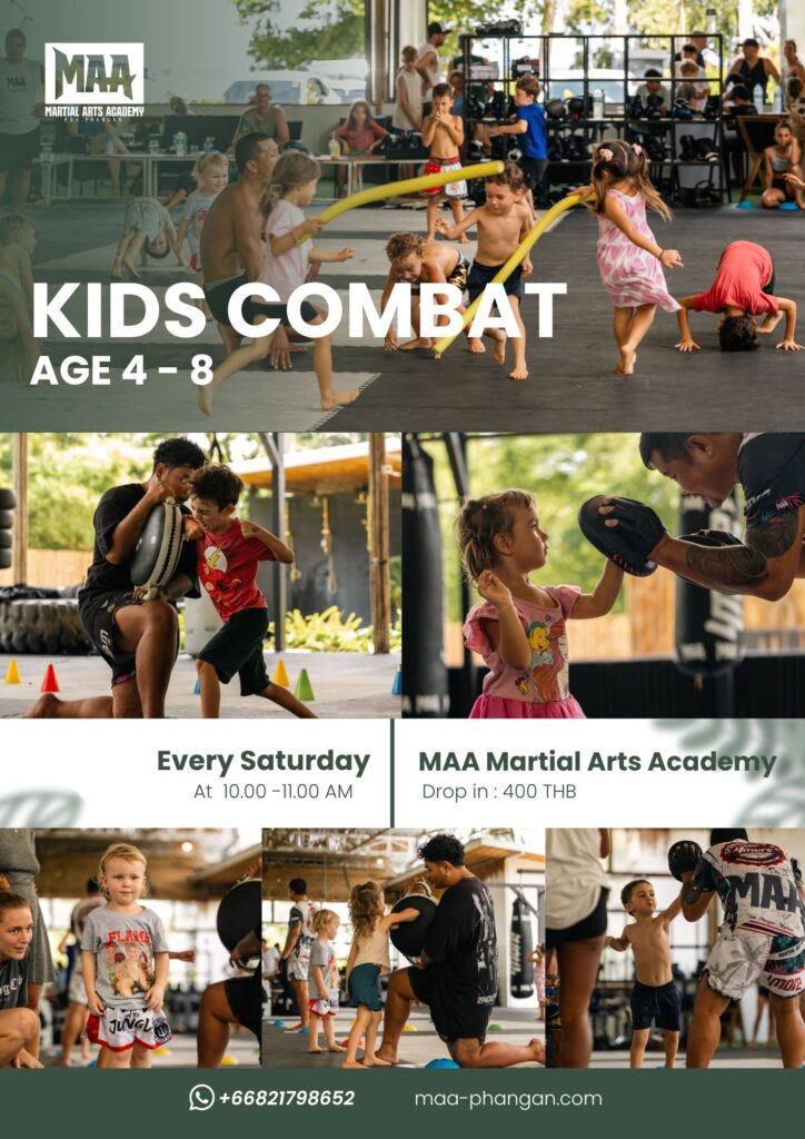 Kids Combat Class · Martial Arts Academy · קופנגן