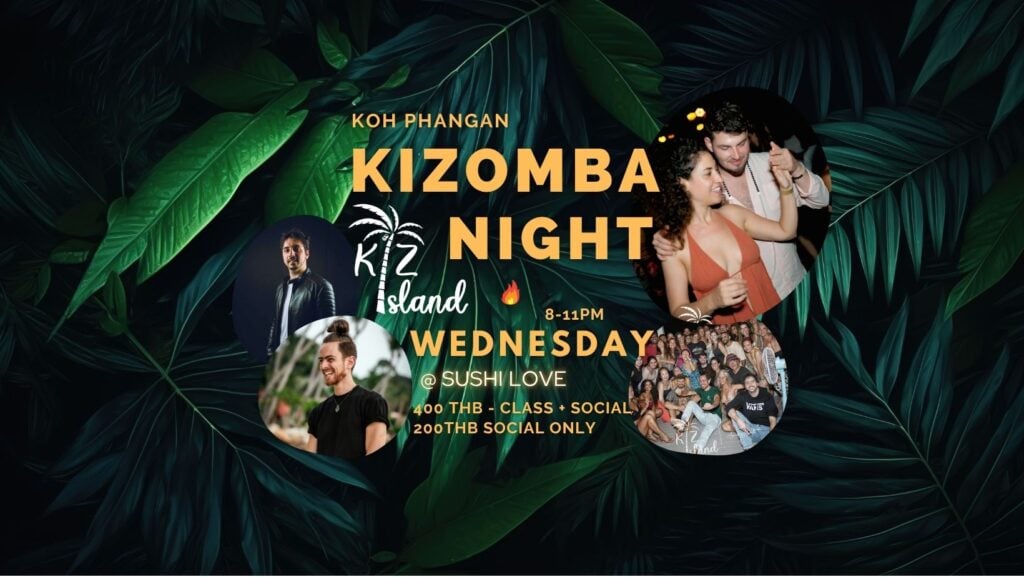 Kizomba Dance Night: Class & Social · Sushi Love (Love Space) · Koh Phangan