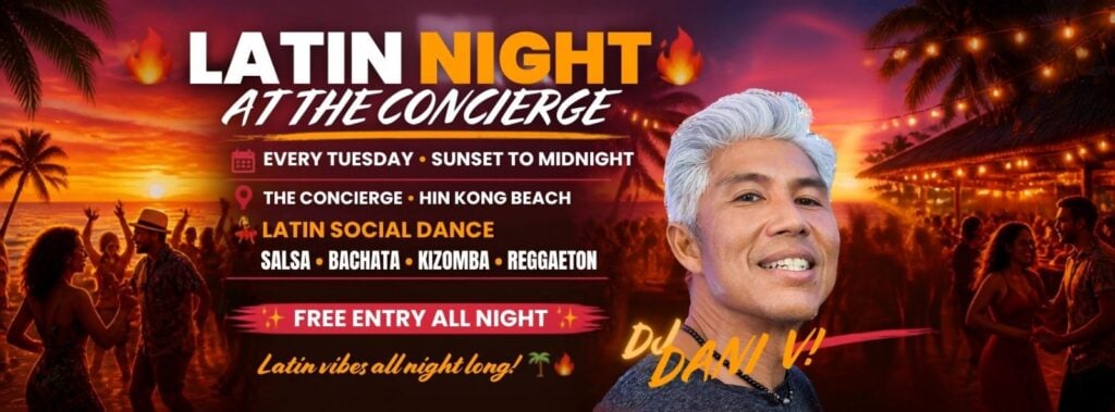 Latin Night: Salsa, Bachata, Kizomba & Reggaeton · Concierge · Koh Phangan