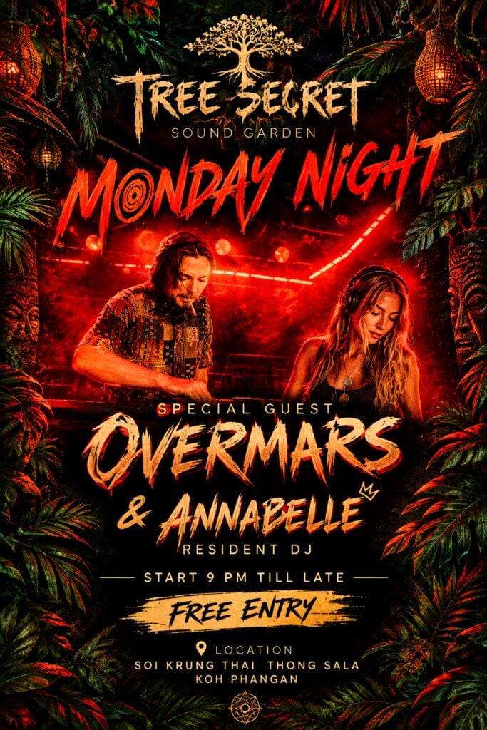 Monday Night Party · Sound Garden · Koh Phangan