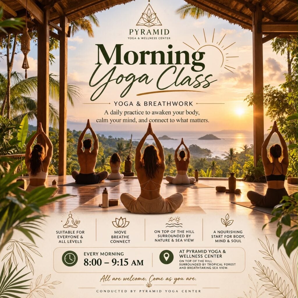 Morning Yoga · Pyramid Yoga · Koh Phangan