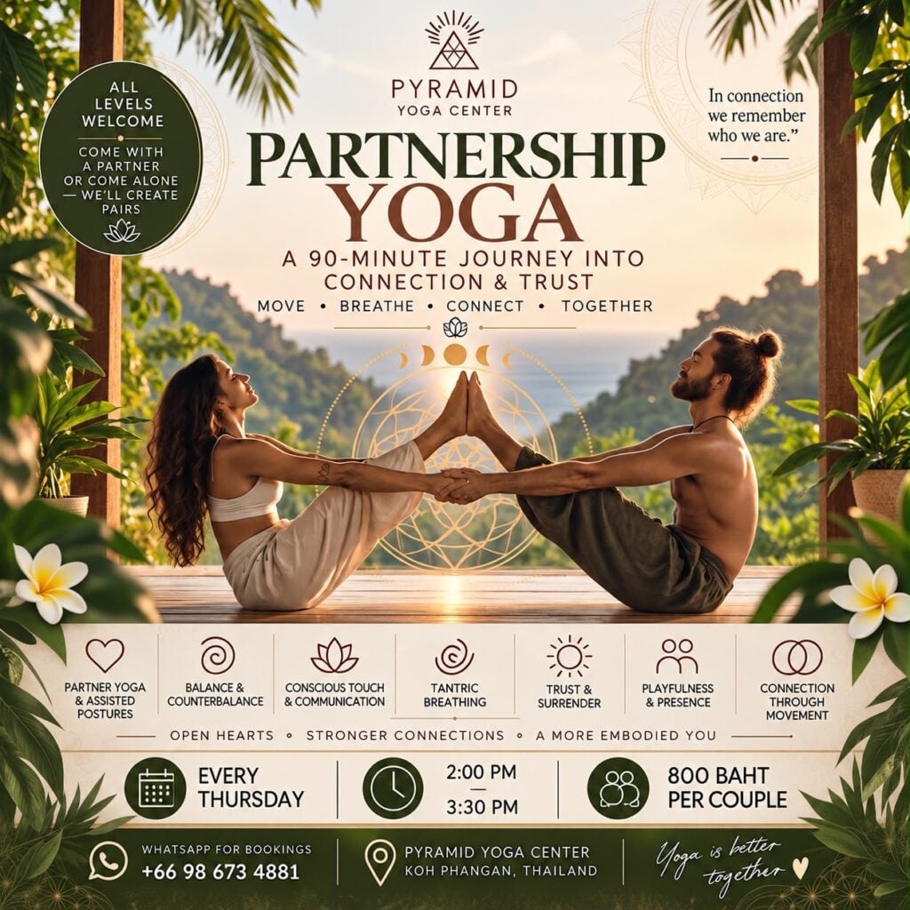 Partnership Yoga · Pyramid Yoga · Koh Phangan