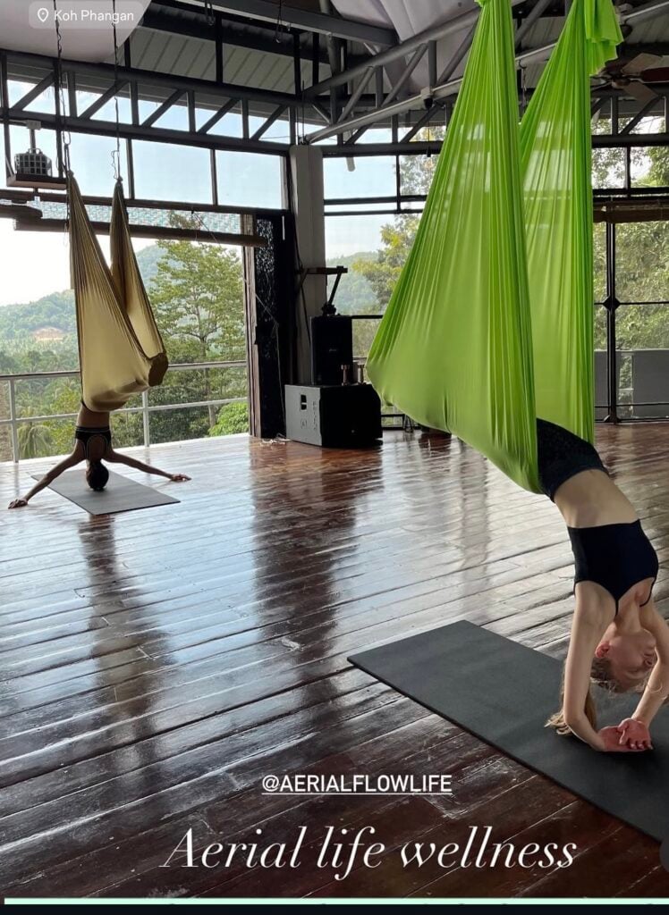 Private Aerial Yoga Session · Ananda Yoga & Detox · Koh Phangan