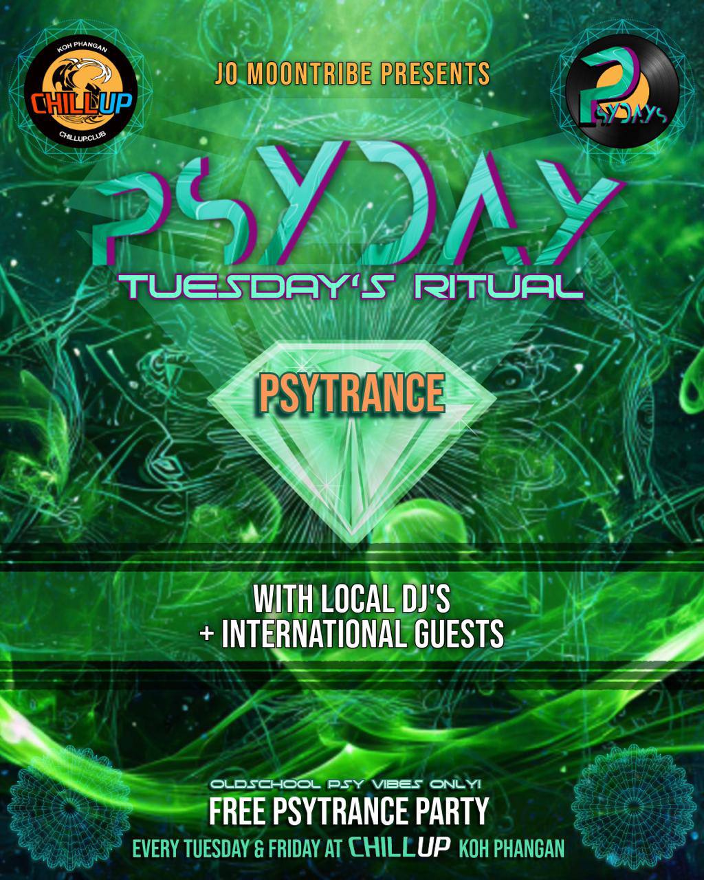 PsyDay – Tuesday’s Ritual · Chill Up · Koh Phangan