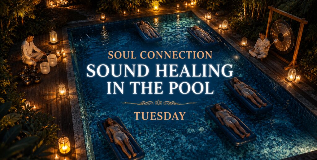 Sound Healing In The Pool · Aum Sound Healing Center · Koh Phangan