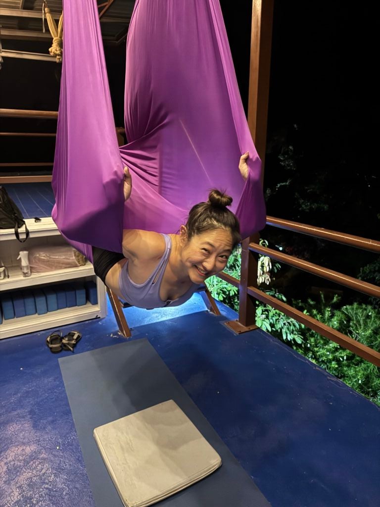Sunset Yin/Yang Aeriel Yoga · Ananda Yoga & Detox · Koh Phangan