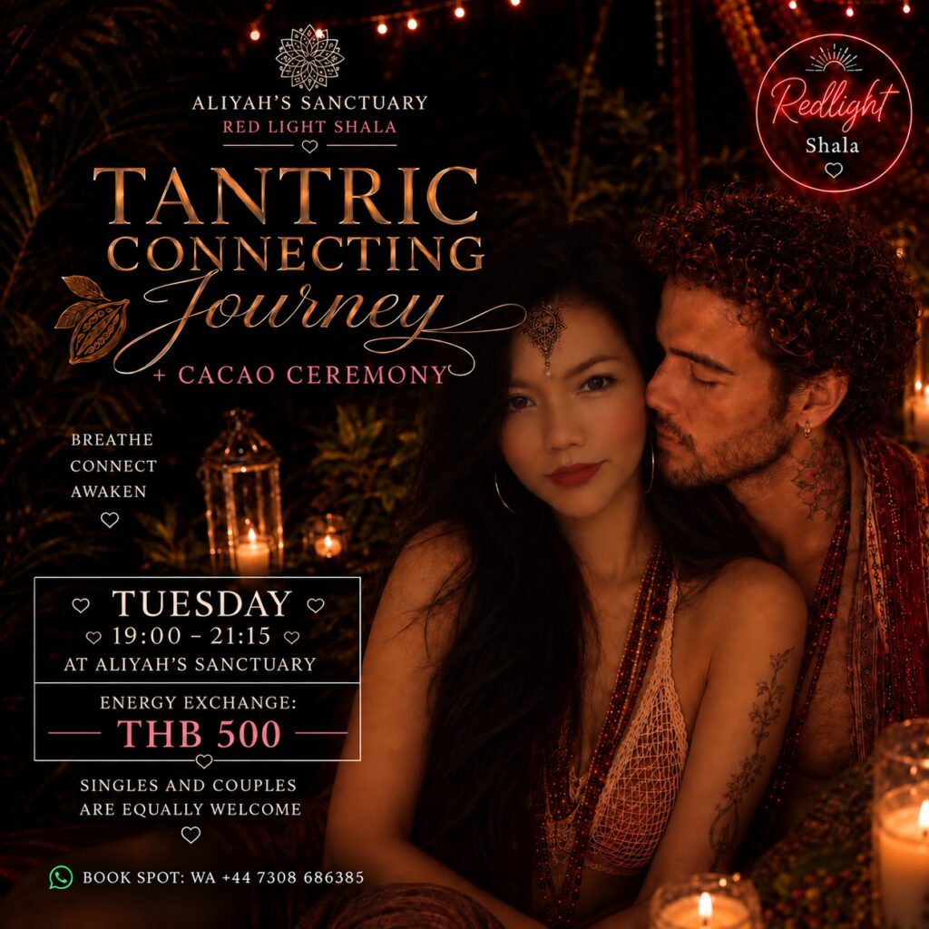 Tantric Connecting Journey + Cacao Ceremony · Aliyah Sanctuary · Koh Phangan