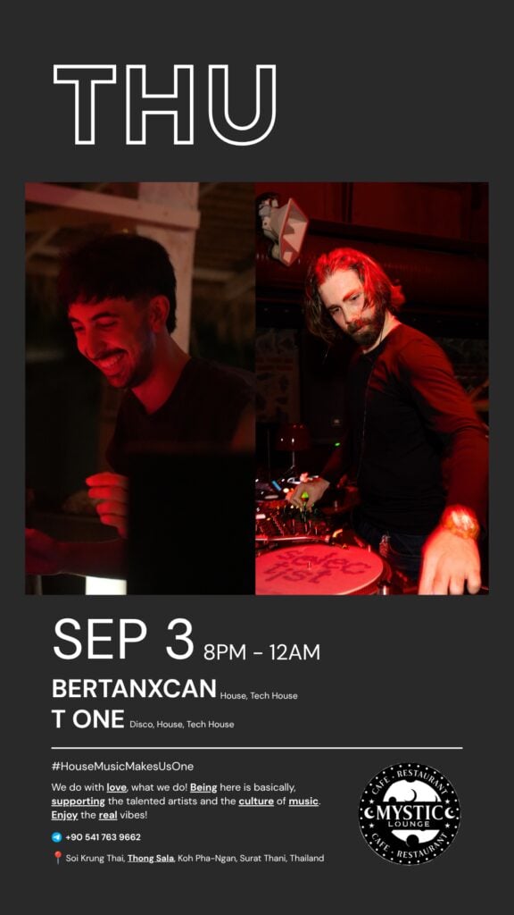 Thursday Spin · Mystic Lounge · Koh Phangan