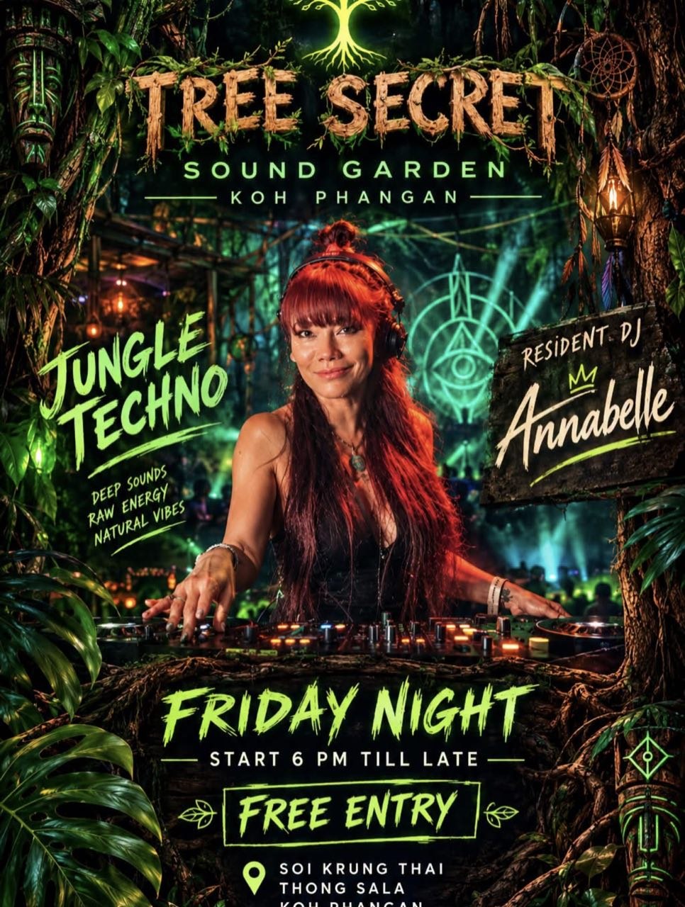 Tree Secret · TREE SECRET (SOUND GARDEN) · Koh Phangan