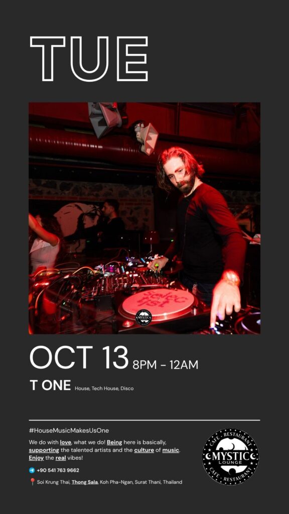 Tuesday Fever: House · Mystic Lounge · Koh Phangan