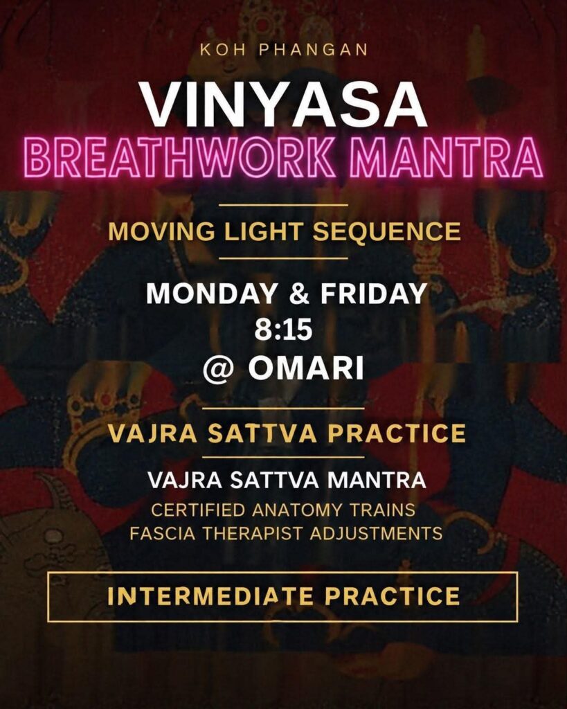 Vinyasa: Moving Light Sequence · Omari · Koh Phangan