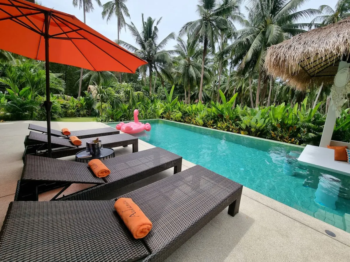 Andaman Villa, Hin Kong / Wok Tum — private pool in tropical garden — Crazy GAKKO Stay