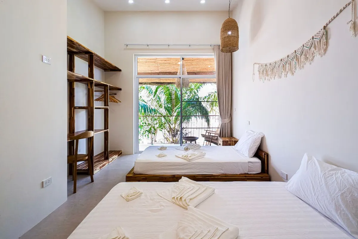 Baan Tai Family Beachfront Villa, Baan Tai — two-bed bedroom in the family house — Crazy GAKKO Stay