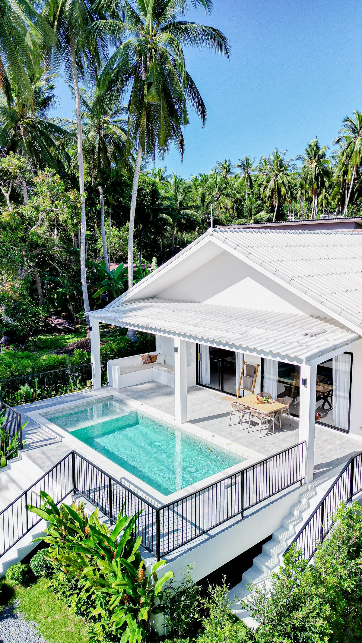 Nina Villa, Haad Yao area — villa exterior beside private pool — Crazy GAKKO Stay