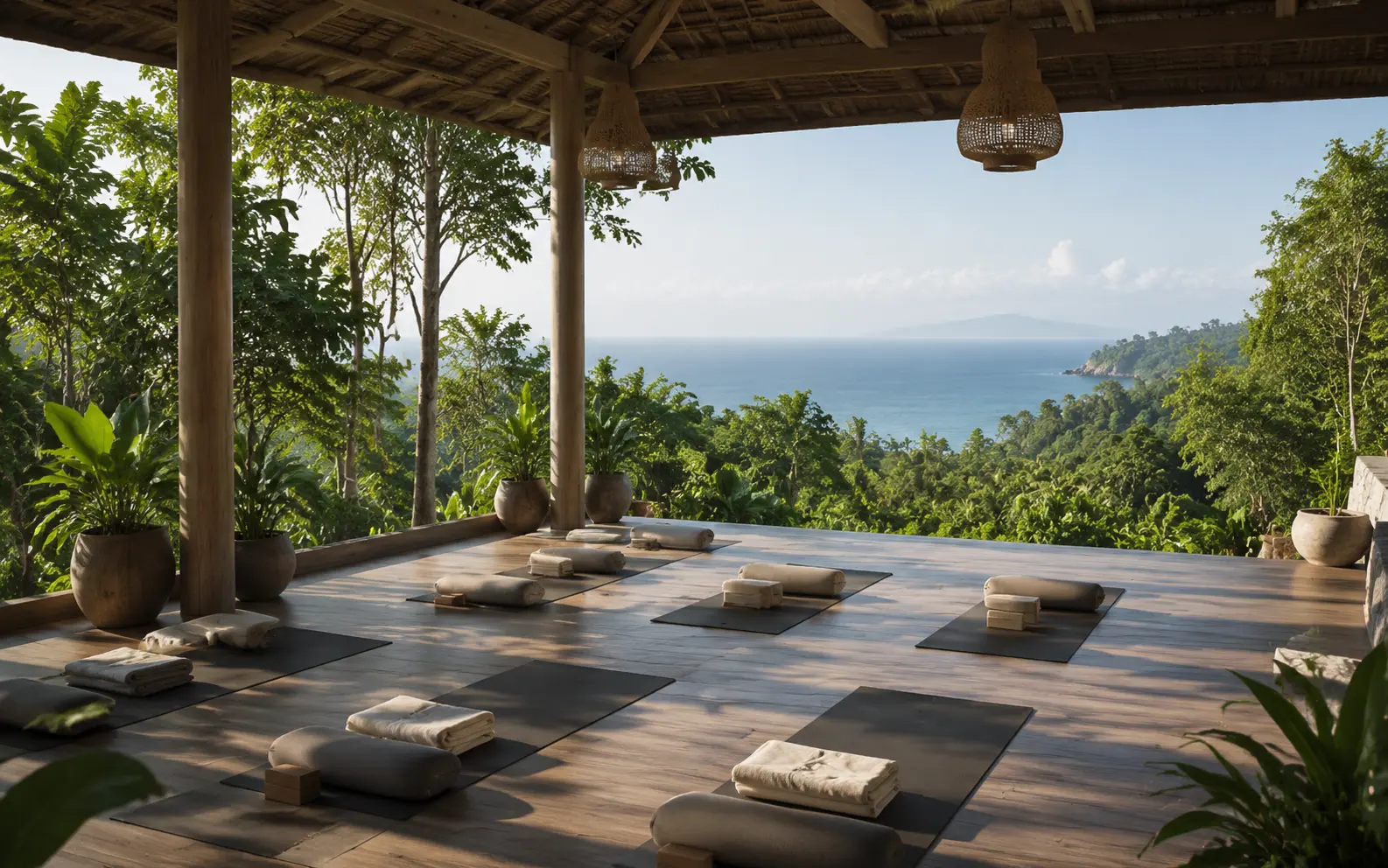 Tropical wellness retreat space in Koh Phangan